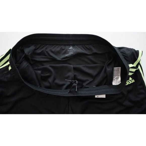 adidas PrimeBlue Men Sz 2XL Black/Lime Green Designed 2 Move 10” 3-Stripe Shorts - Picture 3 of 11